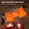 VIRTIONZ Kids Leather Tool Belt – Adjustable Pretend Play Belt