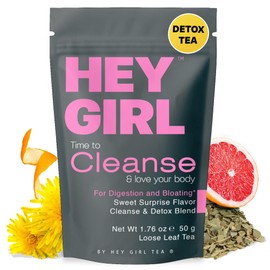 Detox Tea for Bloated Belly & Digestion | Loose Leaf Herbal Tea | Body and Colon Cleanse with Milk Thistle, Burdock Root, Senna Leaf | Digestive & Flat Tummy Tea | Natural Laxative