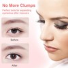 Eyelash Separator Eyelash Comb Lash Separator Stainless Steel Black Long