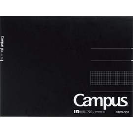 Kokuyo Campus Notebook Grid Ruled, black