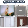 Alise 8 Inch SUS304 Stainless Steel Gate Latch, Padlock-Style Slide