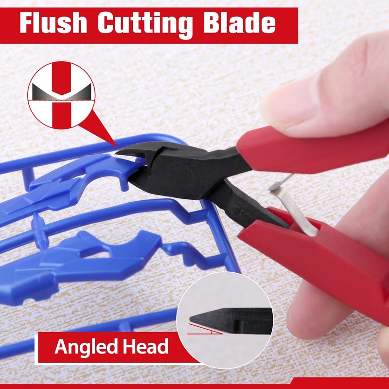 LEONTOOL Micro Wire Cutter for Electronics, 4 Inch Precision Mini