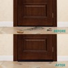 Hulameda 2 Pack Door Draft Stopper，Door Sweep for Exterior &