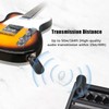 Wireless Guitar System Transmitter Receiver 2.4MHz Rechargeable Piano Instrument BT