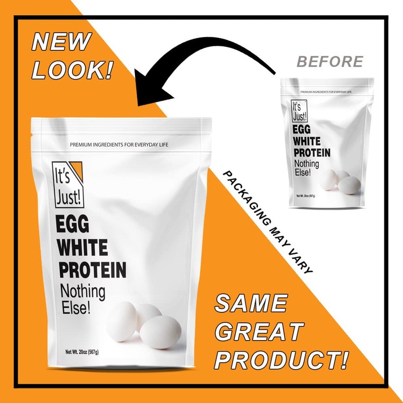 It's Just! - Egg White Protein Powder, Made in USA,