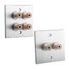 Byttlerom Connector Banana Wall Plate Banana Plug Binding Post Wall