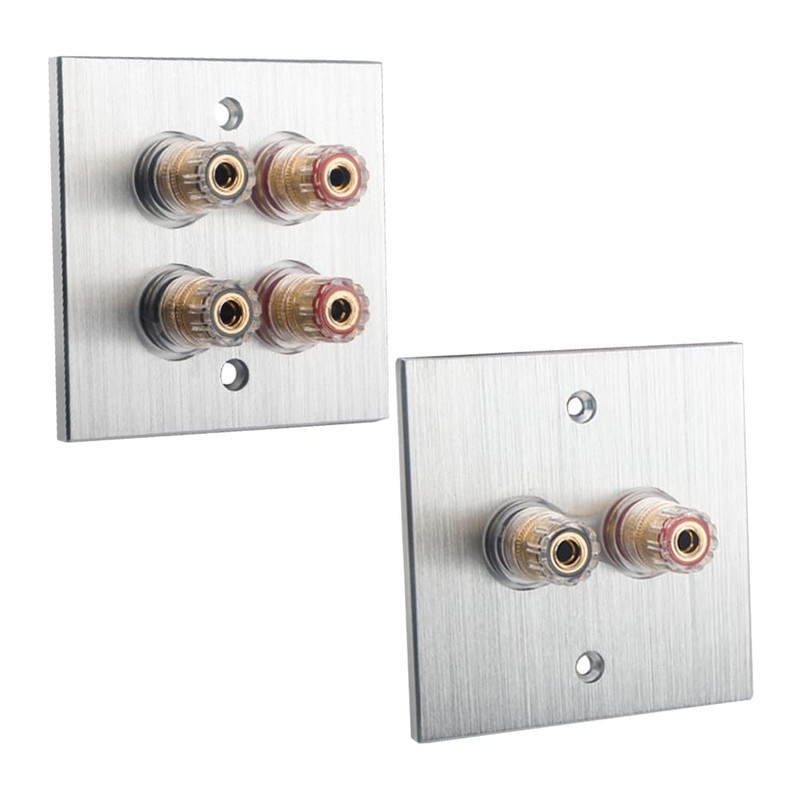 Byttlerom Connector Banana Wall Plate Banana Plug Binding Post Wall