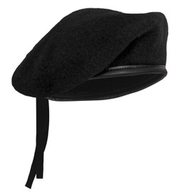 Rothco G.I. Style Wool Beret (US, Numeric, 8, Black)