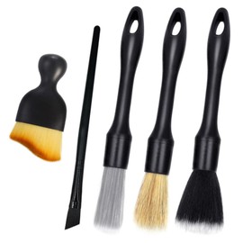 Car Wash Brush, Detailing Brush, Wheel and Body, Car Wash Goods, Convenient and Scratch-Resistant, Long, Truck, Brush, Pig Bristle, Soft, Motorcycle, Car Wash Goods, Gap Cleaning, Car Wash Goods (Set