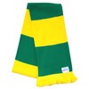 Norwich Fans Green and Yellow Traditional Bar Scarf