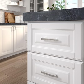 Richelieu Hardware BP123409614001 Pull, Crystal, Chrome