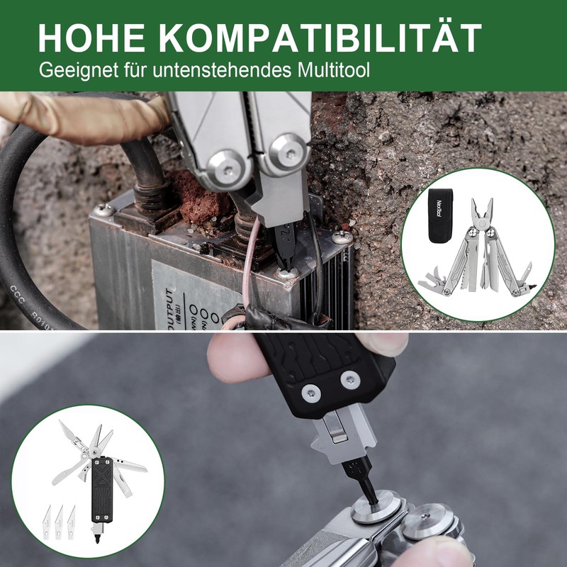 NexTool Bit Set, 10 Double Ended Screwdriver Bits for Multi-Tools,