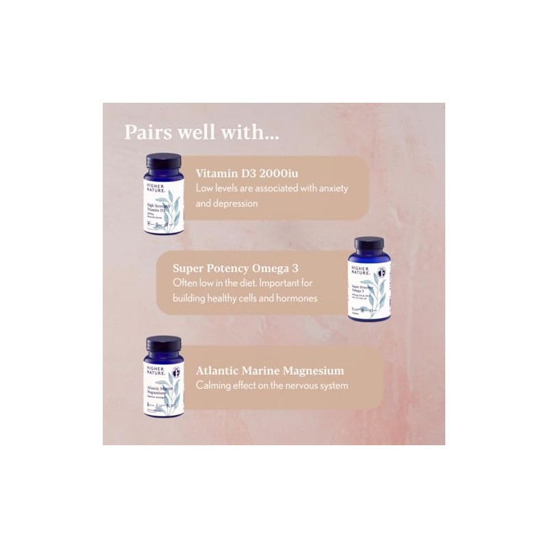 Higher Nature Balance for Nerves - B Vitamins & Magnesium