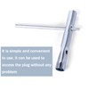 ELIUNG 6Pcs Dual-Ended Wrench 8-17mm, Socket Plumber Back Nut Tap