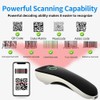 Byttlerom Barcode Scanner HBA-W6 Wireless 1D/2D CMOS Scanner USB Bluetooth
