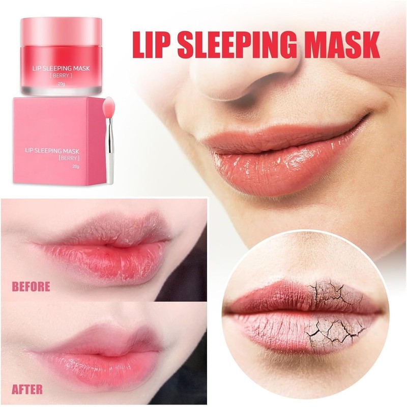 Mascarilla Labios, Mascarilla Labios Noche, Bálsamo Labial
