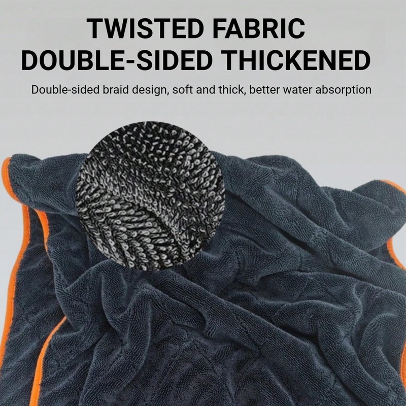 AIERSUI 1400 GSM Car Drying Towels – Microfiber Towels for