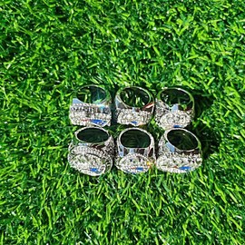 FOOTBALL CHAMPIONSHIP RING FOR 6PCS CHAMPIONSHIP RINGS MEN'S AND WOMENS - Size: 10