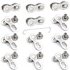 LBING Chain Lock Bicycle Chain 12 Pairs Bicycle Chain Clasp