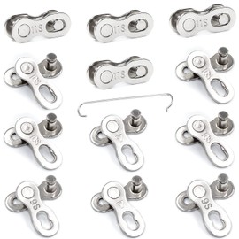 LBING Chain Lock Bicycle Chain 12 Pairs Bicycle Chain Clasp Link Bicycle Chain Link for 6-7-8/9/10/11 Speed Chain