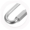 LIFKOME Locking Carabiner Clip Stainless Steel Small Chain Link Connector