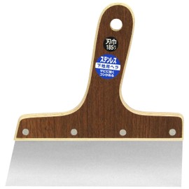 SK11 Stainless Steel Putty Spatula for Base 0.02 inch (0.4 mm) Thickness 7.3 inches (185 mm)