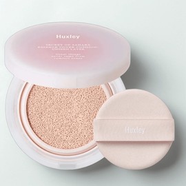 Huxley Essence Cover Unthin Layer Cushion 12g, 01 Desert Peach, 1 piece / 헉슬리 에센스 커버 언씬 레이어 쿠션 12g, 01 데저트 피치, 1개