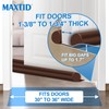MAXTID Twin Door Draft Blocker for 36" 34" 32" 30"