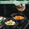 Suttmin 2 Sets 8 oz Dutch Oven Pot with Lid