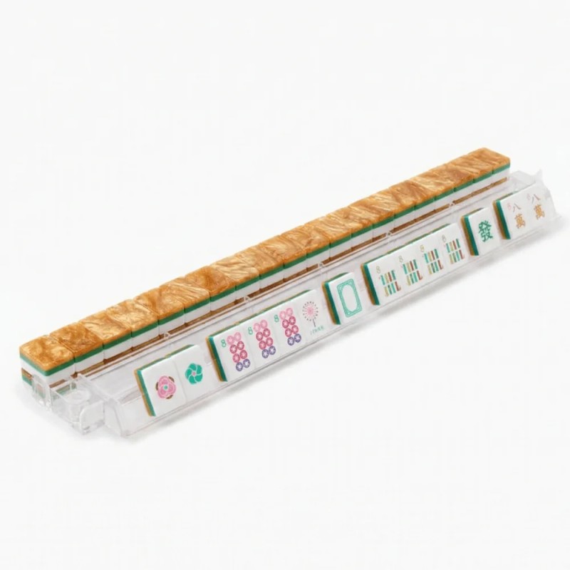 160 Acrylic Mahjong Tiles Rose Red Four-Player Mahjong in Stock