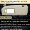 NHILES Left Driver Sun Visor Compatible with Mazda CX-9 2010-2015