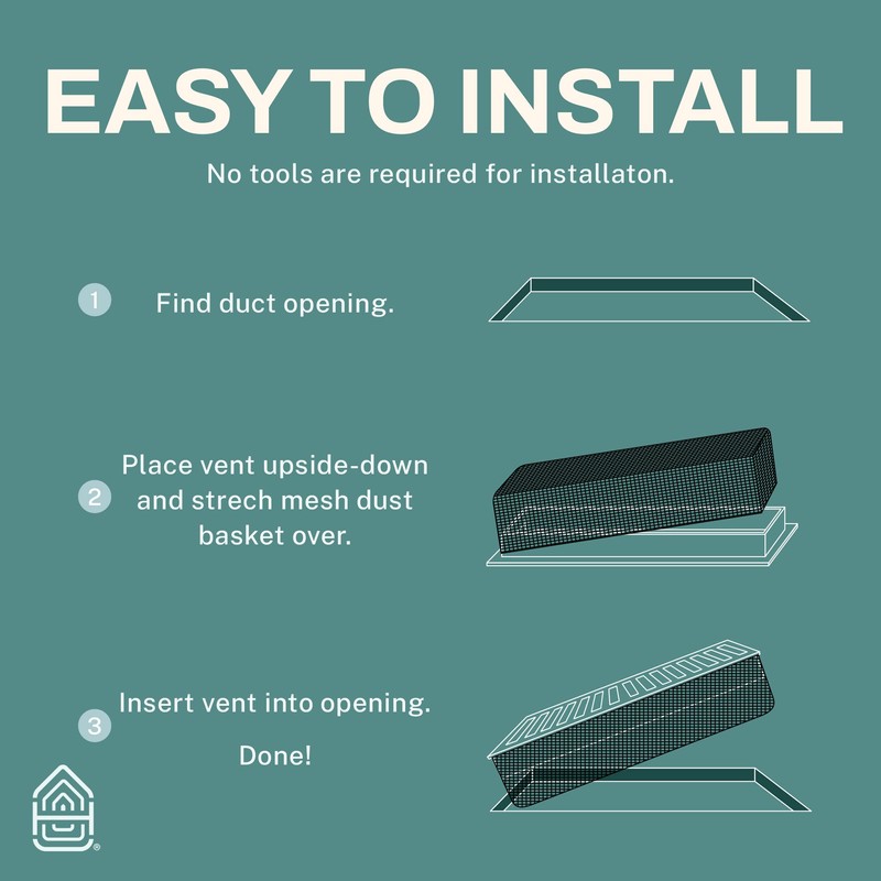 Home Intuition Basketweave 4x10 Inch Decorative Floor Register Vent with