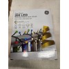 GE Color Choice 200 LED Garland Lights Dual Color Multi or Warm White Green wire