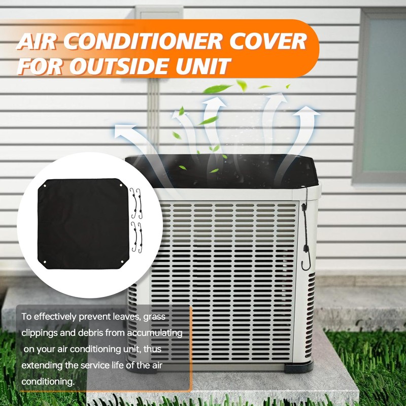 HUAREW Winter Central Air Conditioner Covers for Outside Units, 600D