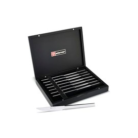 WÜSTHOF Stainless Steel 8-Piece Steak Knife Set with Black Presentation Chest