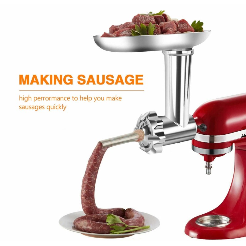 Unbranded Meat Grinder Attachment And Tomato Juicer Sauce Maker Strainer