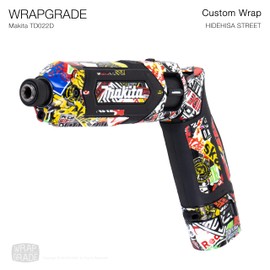 WRAPGRADE Custom Wrap Decal Stickers compatible with Makita TD022D Impact Driver (Hidehisa Street)