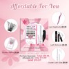 DIY Lash Extension Kit Cluster Lashes Kit with 72 Pcs