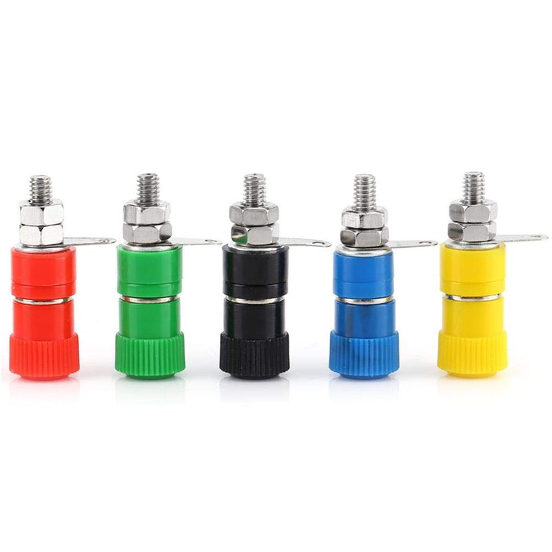 Akozon Banana Plug Socket Pole Terminals 20pcs Binding Post Socket