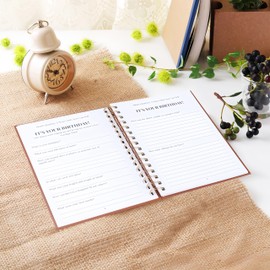 Mom Story Journal, Spiral Binding Hardcover Story Book for Mom to Fill Out about Life，Mom Journal Life Story With over 260 questions for Mother's Day, Christmas, and New Year Gifts for Mother