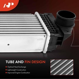 A-Premium Turbo Intercooler Compatible with Ford Fusion 2013-2016 2.0L & Lincoln MKZ 2013-2016 2.0L, Turbocharged