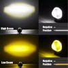 4pcs Faros Auxiliares Luces Led Para Motos Auto Doble Color