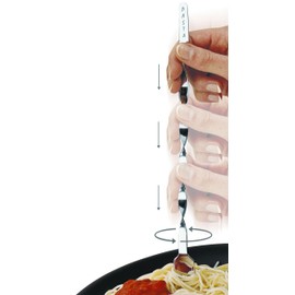Solingen GEHRING Spaghetti Fork, 2-Piece Set, Pasta Fork, Pasta Fork, Rotating Fork in Gift Box, Made in Germany, Set for 2 People, 2 Pieces, Stainless Steel 18/10