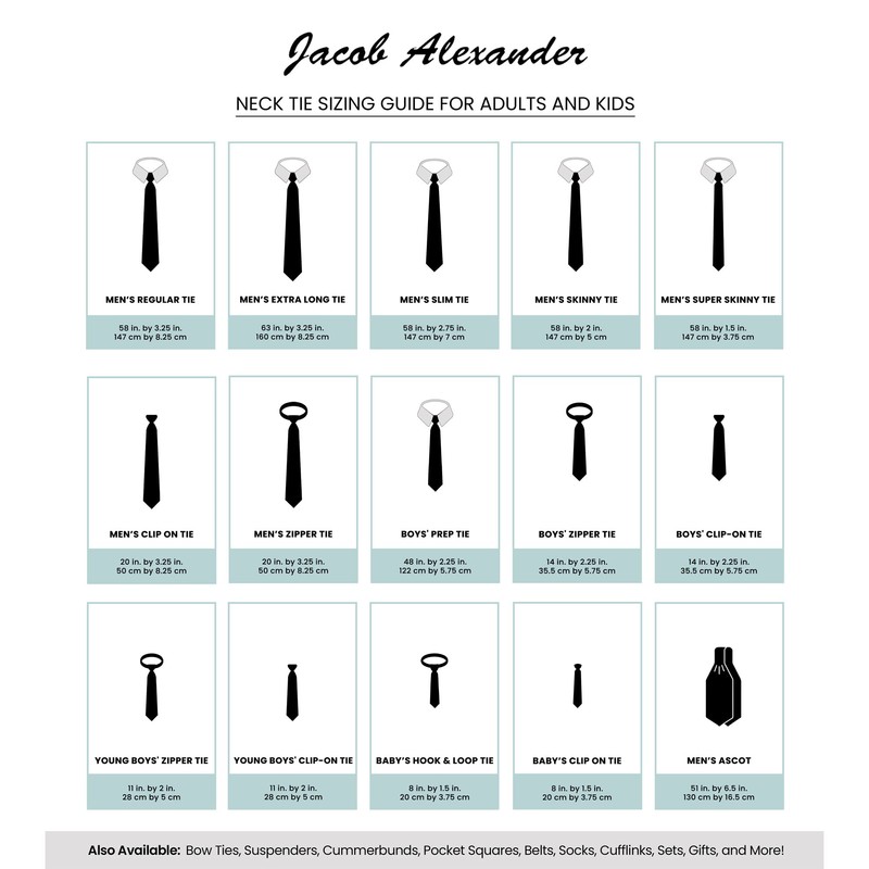 Jacob Alexander Solid Color Men's Regular Tie - Baby Blue