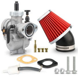 NIBBI Carburetor PE24mm Carb Kit 24mm Carburetor Fit 140cc 150cc Flange Motorcycle Engines for Dirt Bike Pit Bike ATV 4 Wheeler with Carb Jets