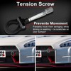Rolling Gears Black Racing Tow Hook Compatible with 2003-2009 Nissan