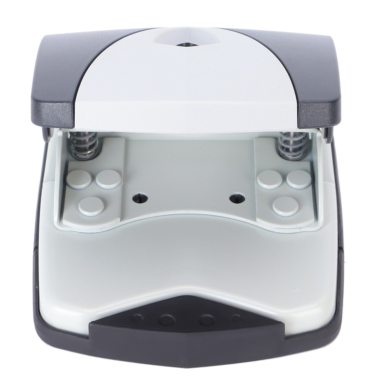 Hole Punch Small Plastic Adjustable Positioning Punching Machine for Stationery