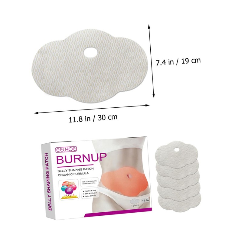 Healeved Tightening Patches Wrinkle Belly Stickers Skin Control 5pcs Abdominal