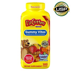 L'il Critters Lil Critters Children's GUMMY VITES 300 Count; Multivitamin & Minerals DEAL!