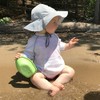 i play. Baby Brim Sun Protection Hat, Gray, 9-18 Months